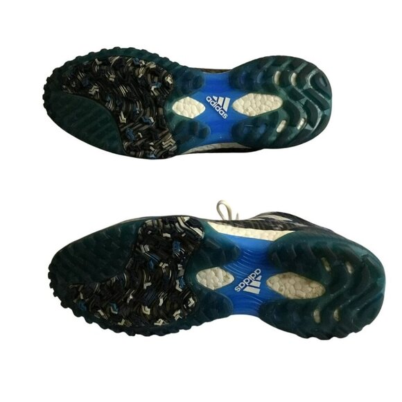 Adidas Club Chaos Spikeless Golf Shoes L7W5341 Gray and Blue Sz Men's 9.5 - Picture 3 of 13